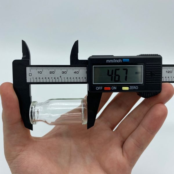 8 Cc Penisilin Beyaz Cam Şişe - Görsel 2