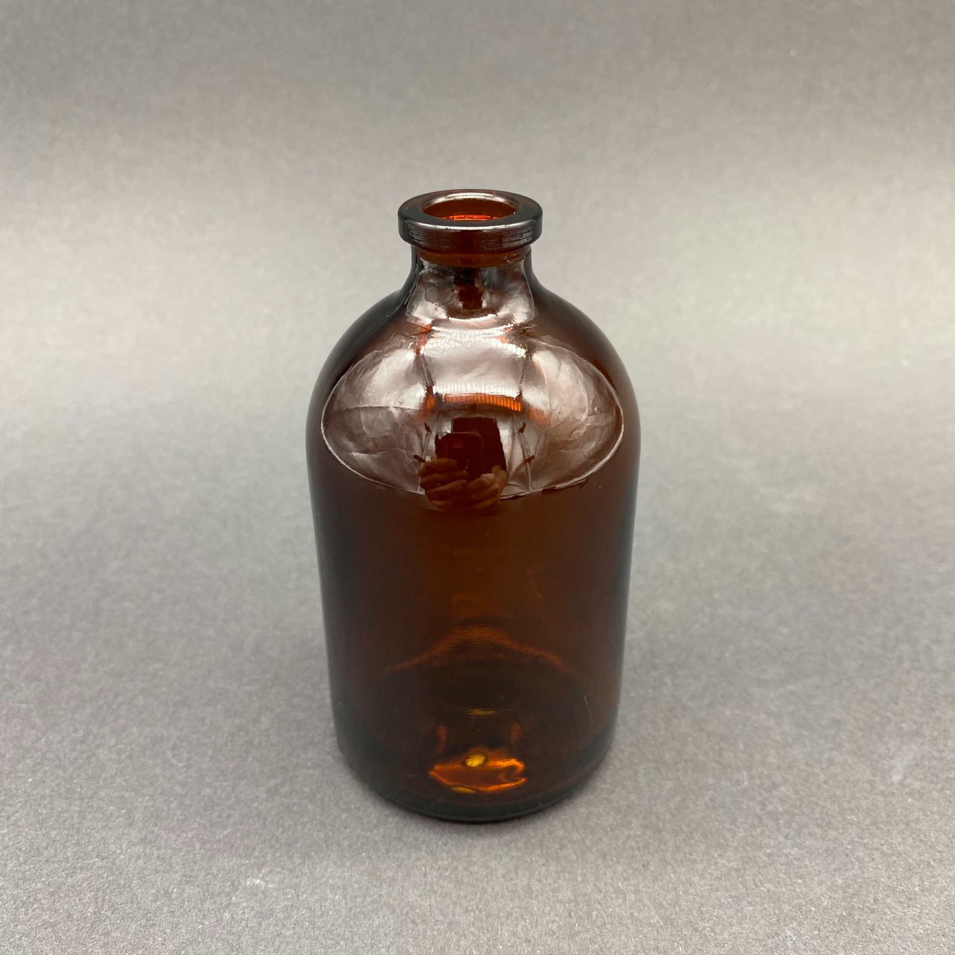 100 Cc Amber Penisilin Cam Şişe Kapaksız (İthal)