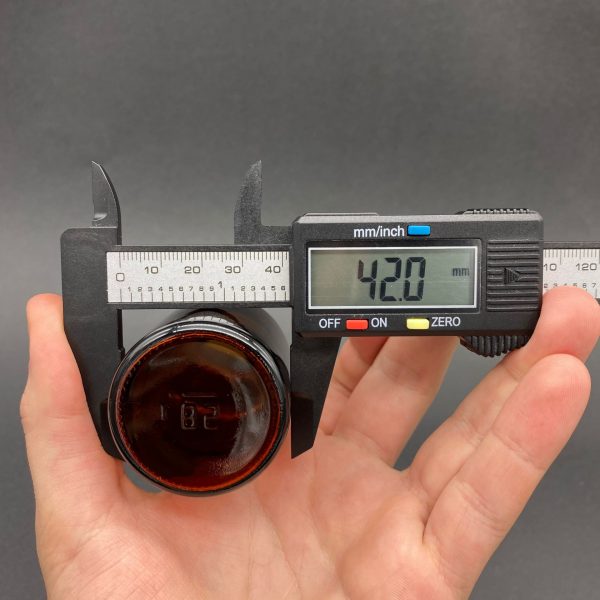 50 Cc Penisilin Amber Cam Şişe - Görsel 3