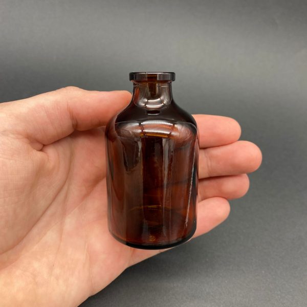 50 Cc Penisilin Amber Cam Şişe - Görsel 2