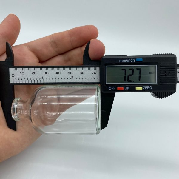 50 Cc Şeffaf Standart Cam Penisilin Şişesi - Görsel 2